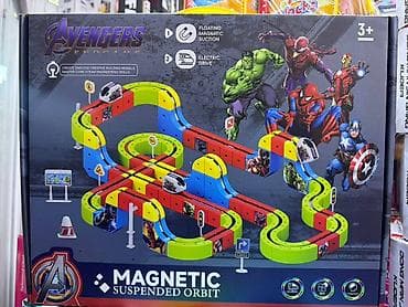 🚦 Магнитная гоночная трасса Avengers – захватывающая игра для детей 🔥 at lalafo.kg 🚦 Магнитная гоночная трасса Avengers – захватывающая игра для детей 🔥