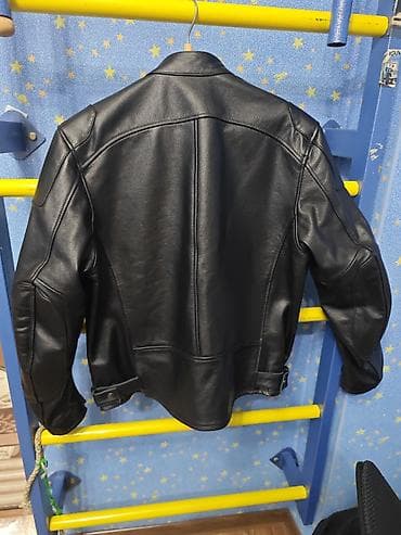 куртка косуха: Кожаная куртка, Классическая модель, Экокожа, XL — 2