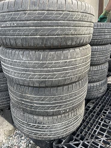 Шины 205 / 55 / R 16, Лето, Б/у, Комплект, Легковые at lalafo.kg Шины 205 / 55 / R 16, Лето, Б/у, Комплект, Легковые