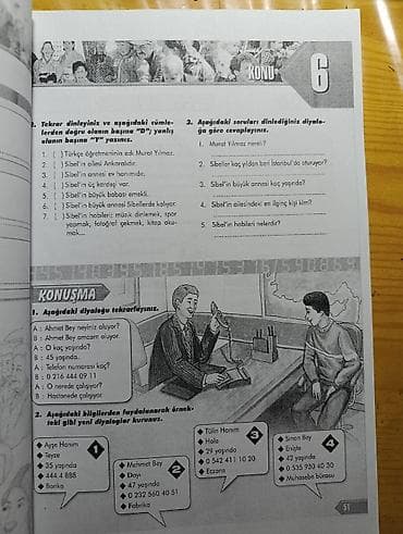 наса: Учебник «Gökkuşağı Türkçe – Çalışma Kitabı 1» (серия Gökkuşağı Türkçe — 5