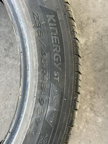 Транспорт: Шины 235 / 45 / R 18, Лето, Б/у, Комплект, Легковые, Корея, Hankook — 2