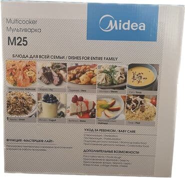 тесто: Мултиварка MIDEA M25 Описание ﻿﻿мощность - 860 Вт; ﻿﻿объем чаши - 5 — 4