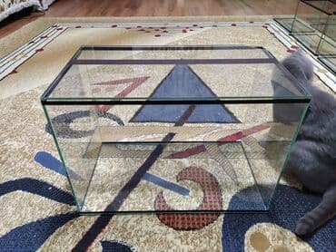 аквариумная рыбка: Аквариум 50 литров с крышкой. 
Новый — 1