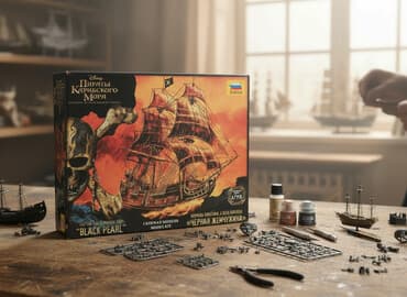 Продаю корабль конструктивный пиратский корабль Джека воробья