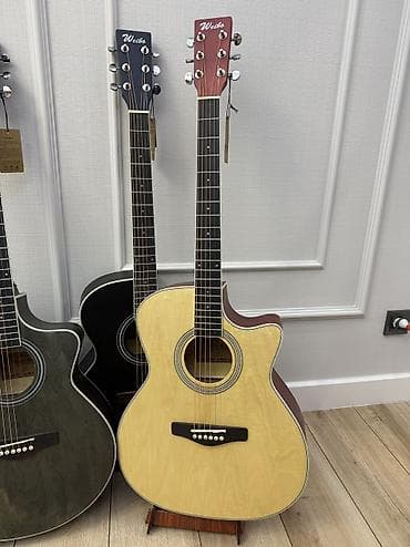 Пианино: Акустические гитары Weibo — размеры 40" и 41" - Формы корпуса — 4