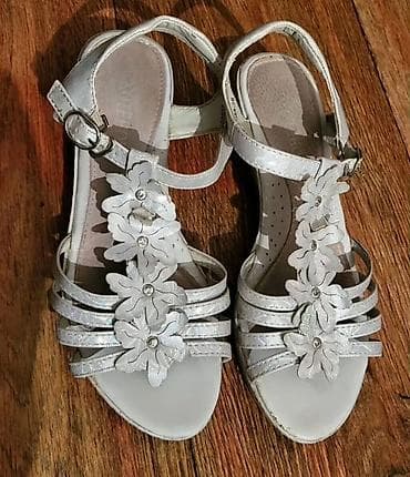 Личные вещи: Детские/подростковые сандалии на танкетке Детские нарядные сандалии - — 2