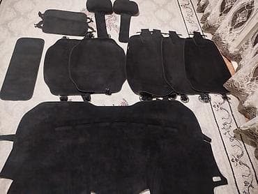 Скупка катализаторов: Чехлы Алькантара, С подушкой, цвет - Черный, Lexus, Новый — 1