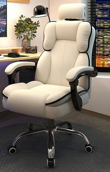Игровое кресло, Новый, С колесиками, цвет - Черный, Экокожа at lalafo.kg Игровое кресло, Новый, С колесиками, цвет - Черный, Экокожа