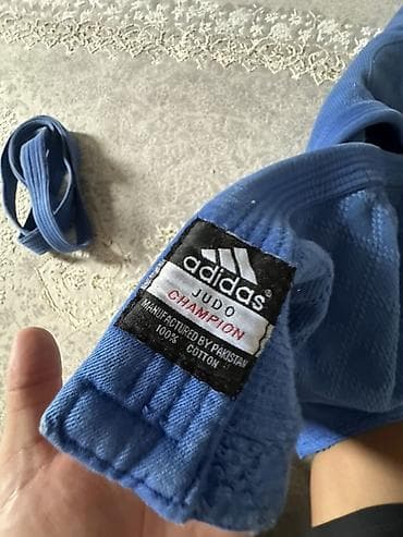 second hend: Синее кимоно для дзюдо Adidas Judo Champion. Ростовка: 175-185 В — 2