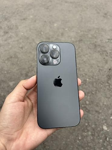 max 3: IPhone 14 Pro, Б/у, 256 ГБ, Графит, Зарядное устройство, Защитное стекло, Чехол, 78 % — 2
