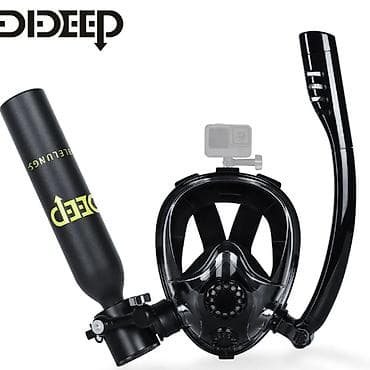 дайверы: Набор для дайвинга DIDEEP 0.5L Plus + маска Комплект для подводного — 1