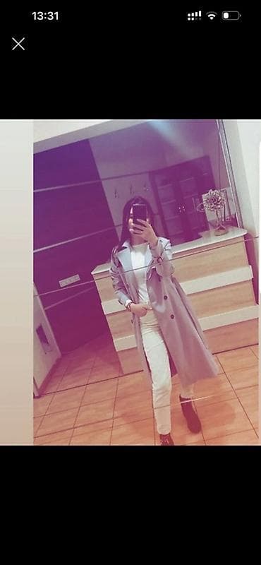 Пальто: Женский лёгкий тренч-пальто миди - Классический крой с лацканами - — 1