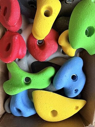 стена реска: 2 набора зацепов для скалодрома с крепежом НОВЫЕ - Комплект — 1