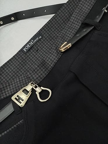 стречь: Брюки Классические, Осень-весна, Стрейч, Новый — 1