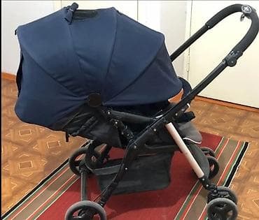 Коляски: Прогулочная коляска Combi (Япония), темно‑синяя - Легкая компактная — 5