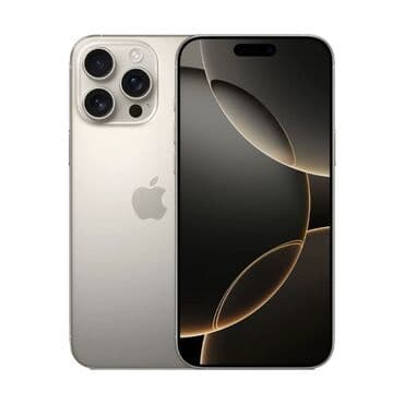 айфон тел: IPhone 16 Pro, Жаңы, 256 ГБ, Natural Titanium — 1