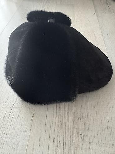 шапку с перчатками: Шапка, Ушанка, Норка, Зима, С козырьком — 2
