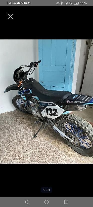 Питбайк/кроссовый мотоцикл 19/16 - Двигатель: одноцилиндровый