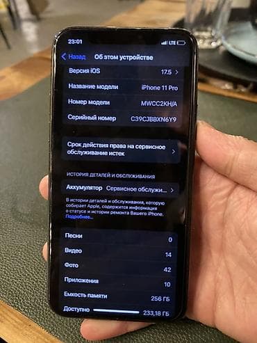 core i3 9100: IPhone 11 Pro, Б/у, 256 ГБ, Space Gray, Защитное стекло, 76 % — 2