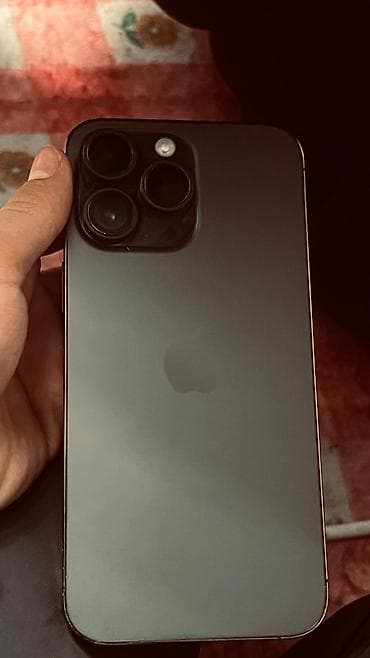 Apple iPhone: IPhone 14 Pro Max, Б/у, 128 ГБ, Черный, 78 % — 9