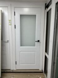 вытяжка встроенная в шкаф 50: Межкомнатная дверь со стеклом, цвет - Белый, 200 * x 80 см, Новый — 25