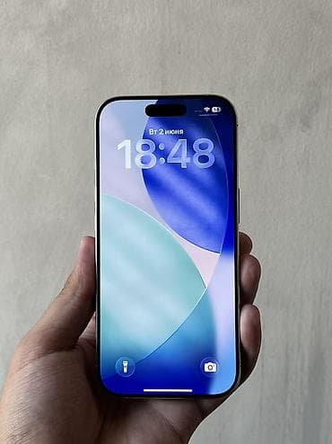 Техника и электроника: IPhone 16 Pro, Б/у, 128 ГБ, White Titanium, 90 % — 2