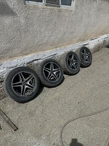 bmw e53 4 8: Колеса в сборе <25 / R 18, Зима, Б/у, Комплект, Литые, отверстий - 5 — 1