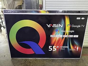 пульт: Телевизор YASIN 55Q90M 55" (139 см) с Google TV - Платформа: Google — 3