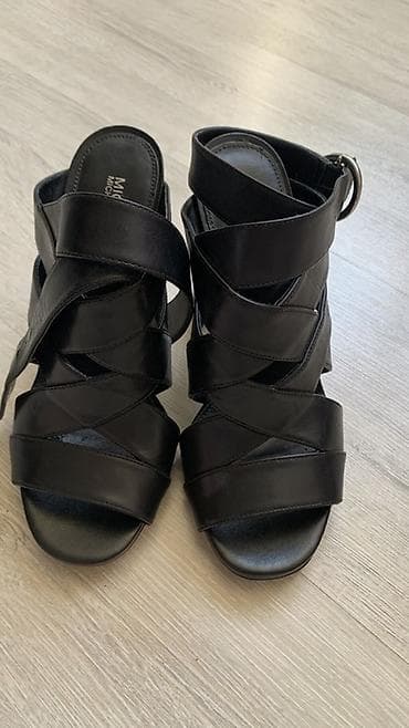 Женская обувь: Босоножки, 35.5, 36, Michael Kors, Б/у, цвет - Черный, Самовывоз — 3