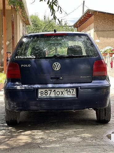 Унаа: Volkswagen Polo: 2001 г., 1.4 л, Кол менен иштөөчү, Бензин, Хетчбек — 3