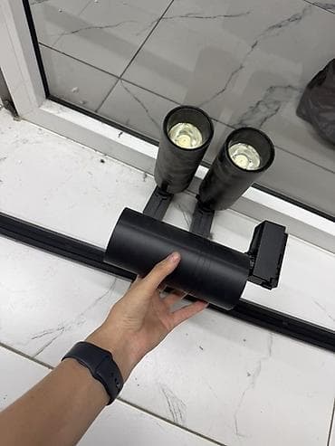 Дом и сад: Трековые светильники LED (черные) Ярко освещает помещение🌟 — 2