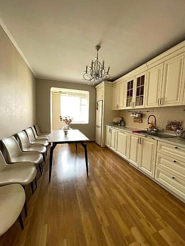 Батирлер: 5 жана андан көп, 171 м², Ак-Кеме (эски аэропорт) 5 кабат, Евро оңдоо — 4