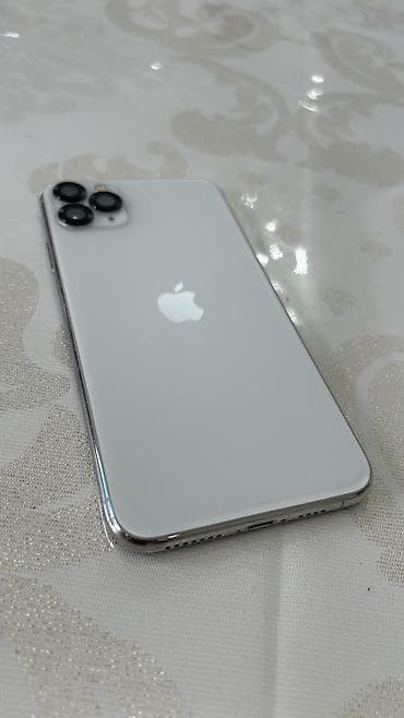 айфон 11 5000: IPhone 11 Pro Max, Новый, 64 ГБ, Белый, Защитное стекло, Чехол, 76 % — 1