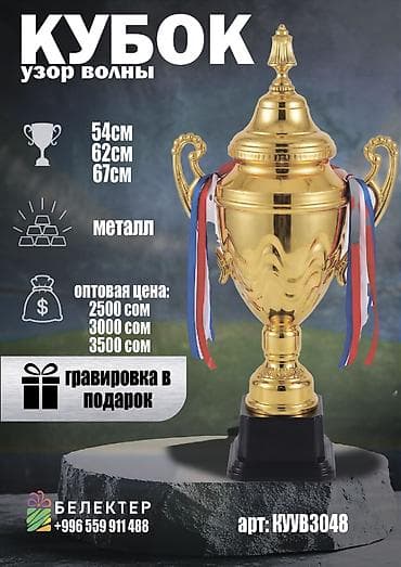 ленты выпускников: Кубки из металла с лентами и крышкой — для турниров, корпоративных и — 1