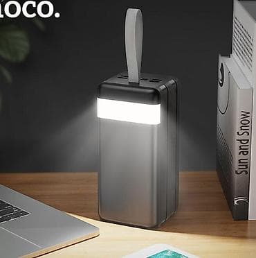 hoco e96a: Портативный аккумулятор Hoco 80000 mAh, 22.5W - Емкость: 80 000 mAh — — 5