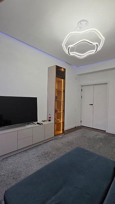 Недвижимость: 2 комнаты, 44 м², Асанбай мкр Элитка, 9 этаж, Евроремонт — 4