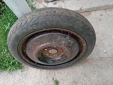t13: Колеса в сборе 135 / 80 / R 15, Всесезонная, Б/у, Запаска, Легковые, Железные, отверстий - 5 — 3