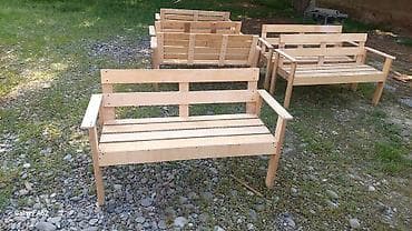 раскладной стол стул: Комплект садовой мебели, Стол, Дерево — 3