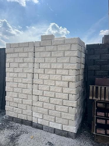 кирпич скупка: Пескоблок Рваный, Заборный, 150x400x200, Бесплатная доставка — 9