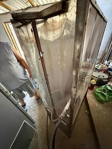 Кафелер, ресторандар үчүн: Газовая шаурма-машина/гриль-шаф для жарки мяса на вертикальном — 5