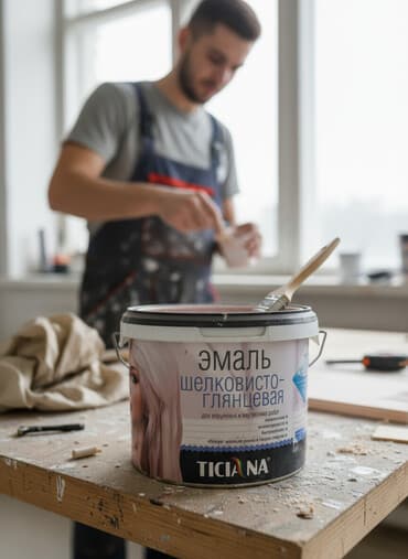 полимерная порошковая краска купить: Эмаль Ticianа шелковисто-глянцевая подходит для наружных и внутренних — 1