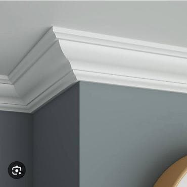 Шып иштери: Установка потолочного плинтуса — 1