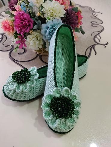 тапички: Домашние тапочки, 38.5, Новый, Самовывоз — 2