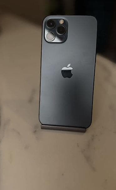 Apple iPhone: IPhone 12 Pro, 128 ГБ, Графит, Чехол, 86 % — 1