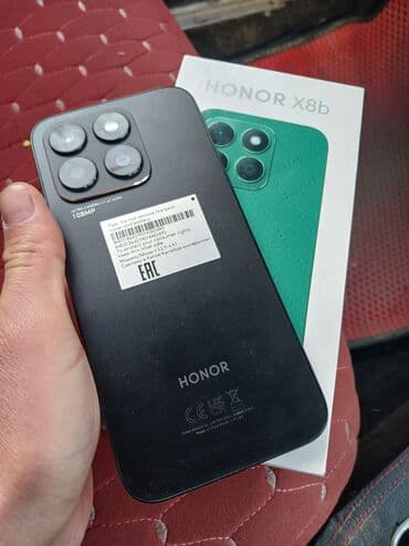 камера для обгона: Honor X8b, Б/у, 128 ГБ, цвет - Черный, 2 SIM — 1