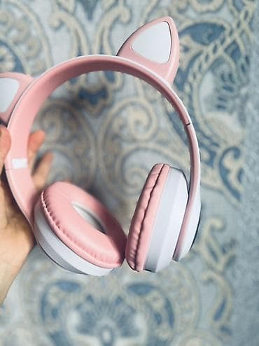 hyper x: Беспроводные наушники CAT STN‑28 с ушками и подсветкой - Тип — 4