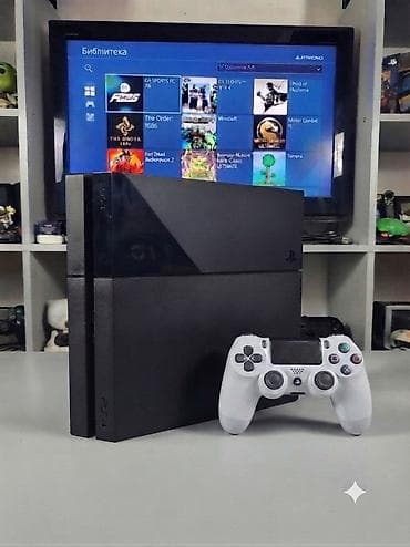 Playstation 4 500 gb прошитая, приставка привозная, готова для игр