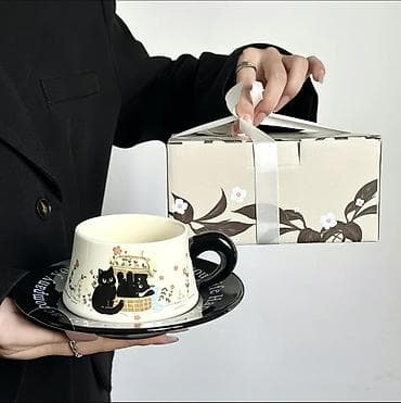 Наборы посуды: Подарочный набор для чая/кофе: кружка + блюдце Новый подарочный набор — 2