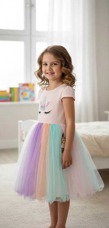 платья на осенний бал на прокат: Балдар көйнөгү, Жаңы — 1