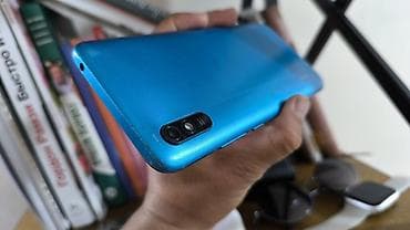 Техника жана электроника: Redmi, Redmi 9A, Колдонулган, 32 ГБ, түсү - Көгүлтүр, 2 SIM — 2